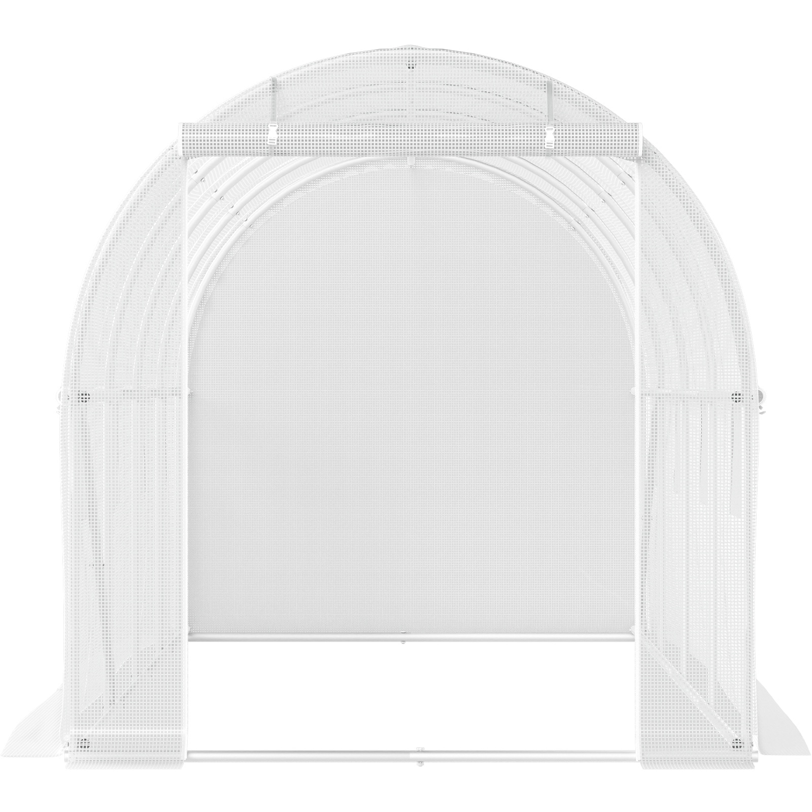 Walk-in Greenhouse Tunnel With Galvanized Steel Frame And Windows_voghion.com